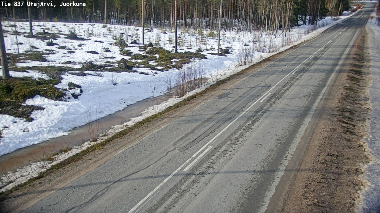 Kelikamerat Kuva Tie 837 Utajärvi, Juorkuna, Utajärvi, Pohjois-Pohjanmaa