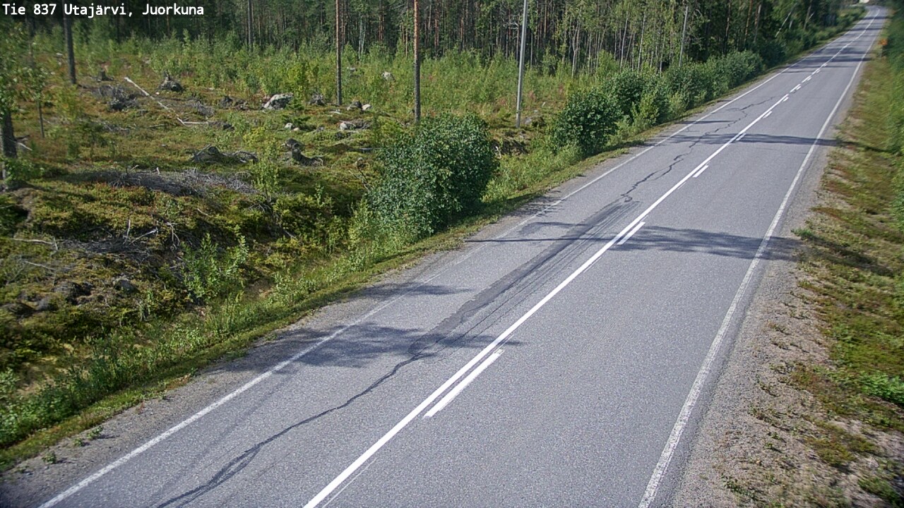 Kelikamerat Kuva Tie 837 Utajärvi, Juorkuna, Utajärvi, Pohjois-Pohjanmaa
