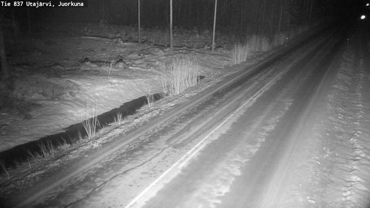 Kelikamerat Kuva Tie 837 Utajärvi, Juorkuna, Utajärvi, Pohjois-Pohjanmaa