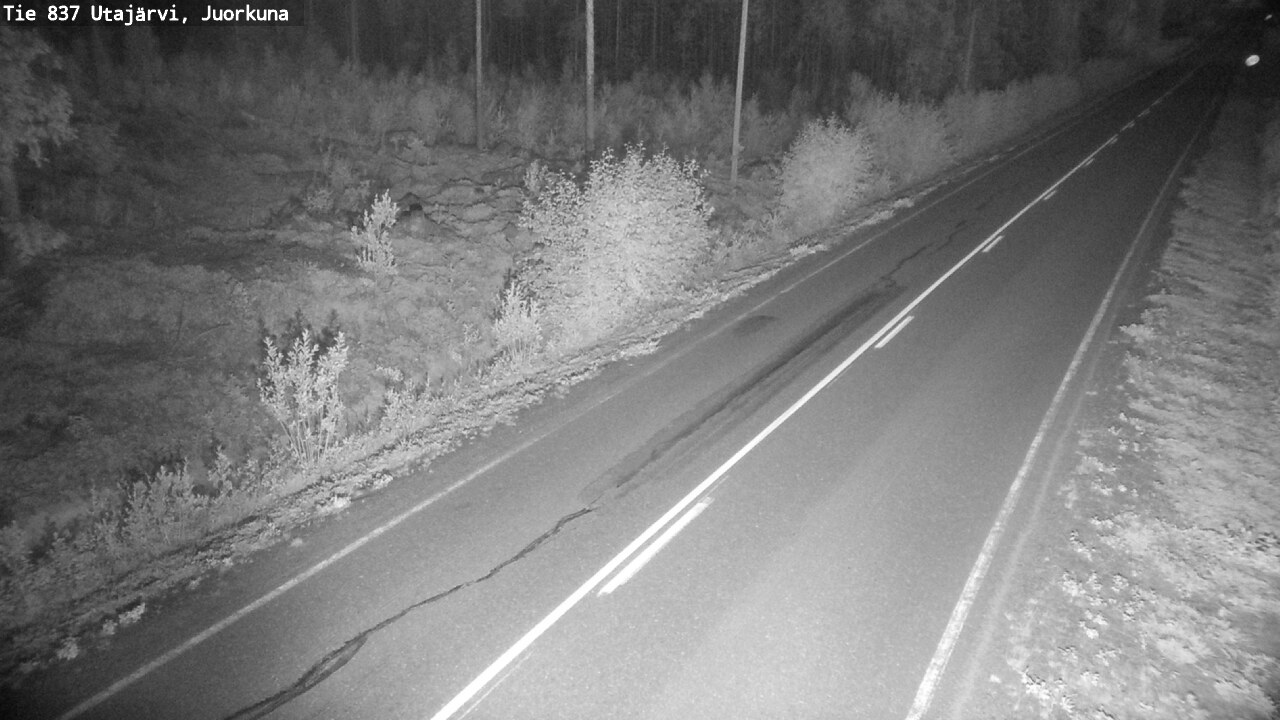 Kelikamerat Kuva Tie 837 Utajärvi, Juorkuna, Utajärvi, Pohjois-Pohjanmaa