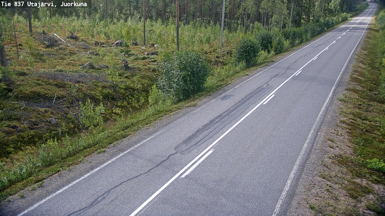 Kelikamerat Kuva Tie 837 Utajärvi, Juorkuna, Utajärvi, Pohjois-Pohjanmaa