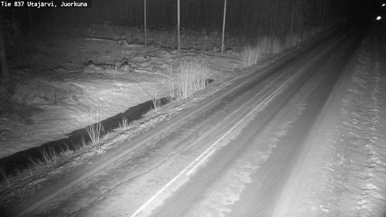 Kelikamerat Kuva Tie 837 Utajärvi, Juorkuna, Utajärvi, Pohjois-Pohjanmaa