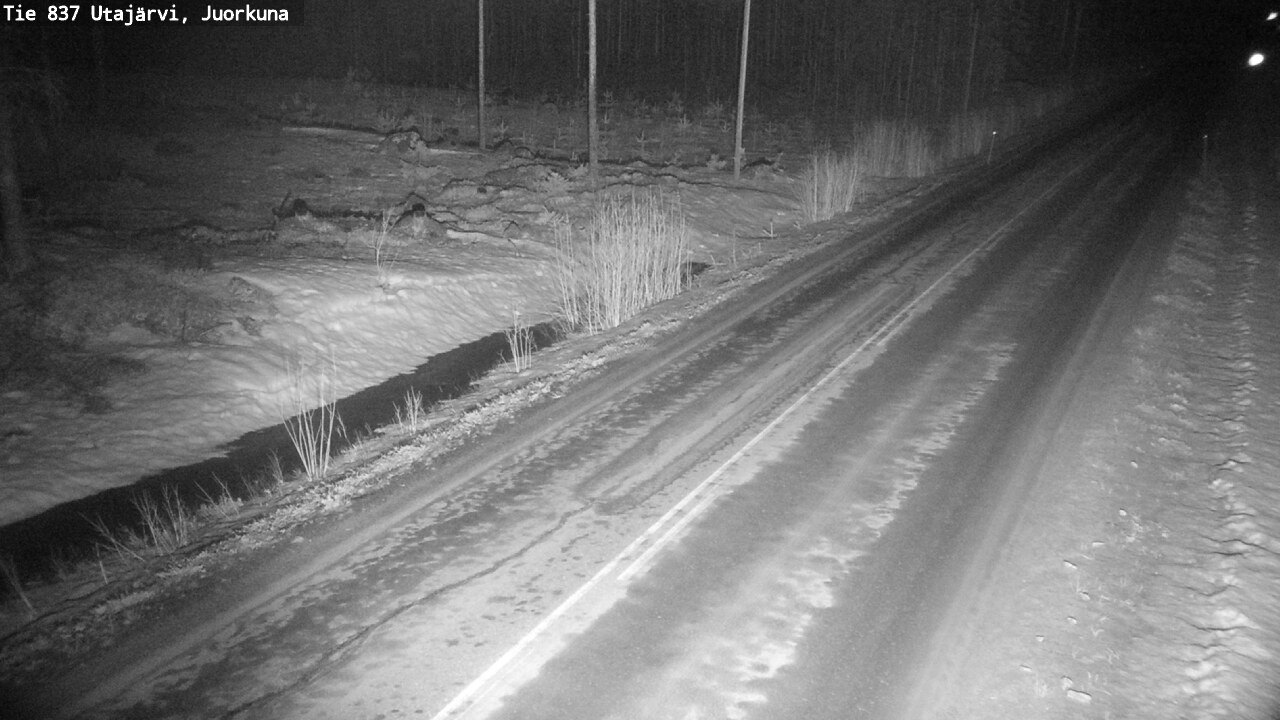 Kelikamerat Kuva Tie 837 Utajärvi, Juorkuna, Utajärvi, Pohjois-Pohjanmaa