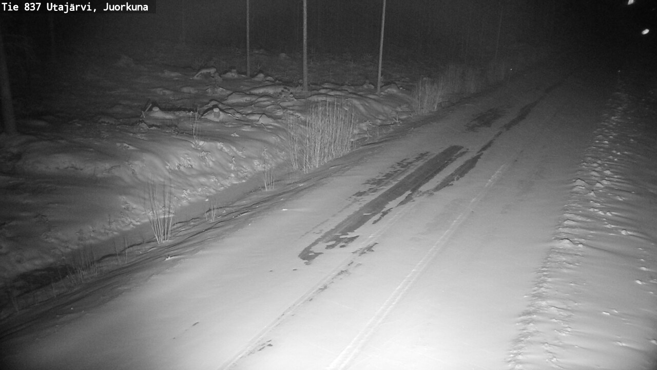 Kelikamerat Kuva Tie 837 Utajärvi, Juorkuna, Utajärvi, Pohjois-Pohjanmaa