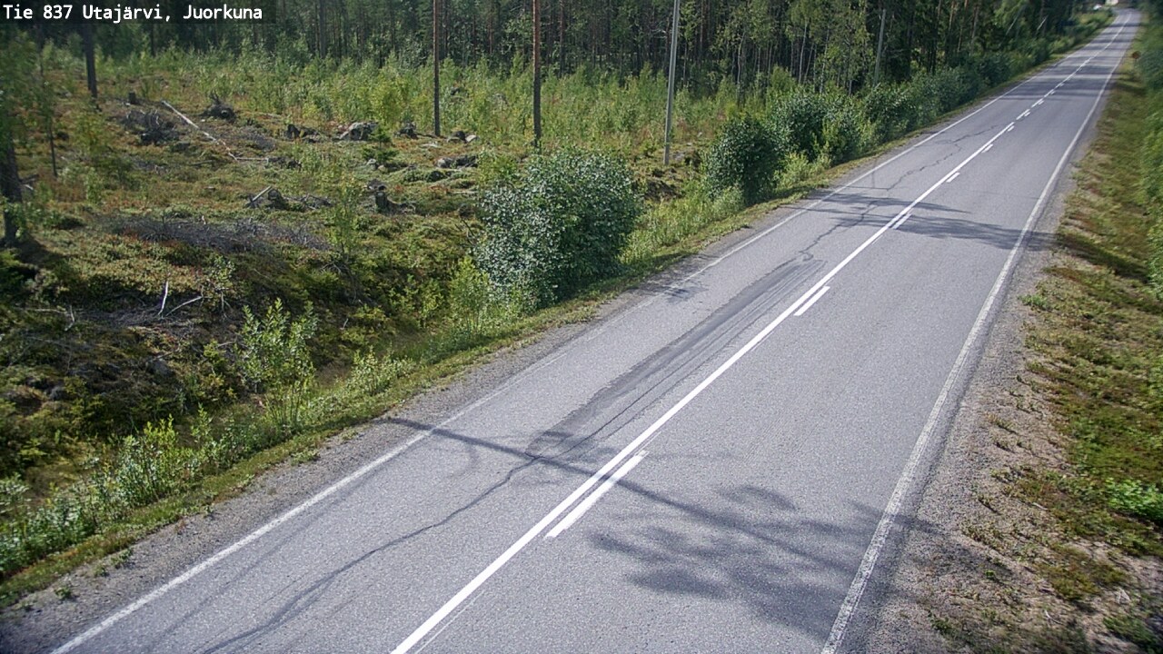 Kelikamerat Kuva Tie 837 Utajärvi, Juorkuna, Utajärvi, Pohjois-Pohjanmaa
