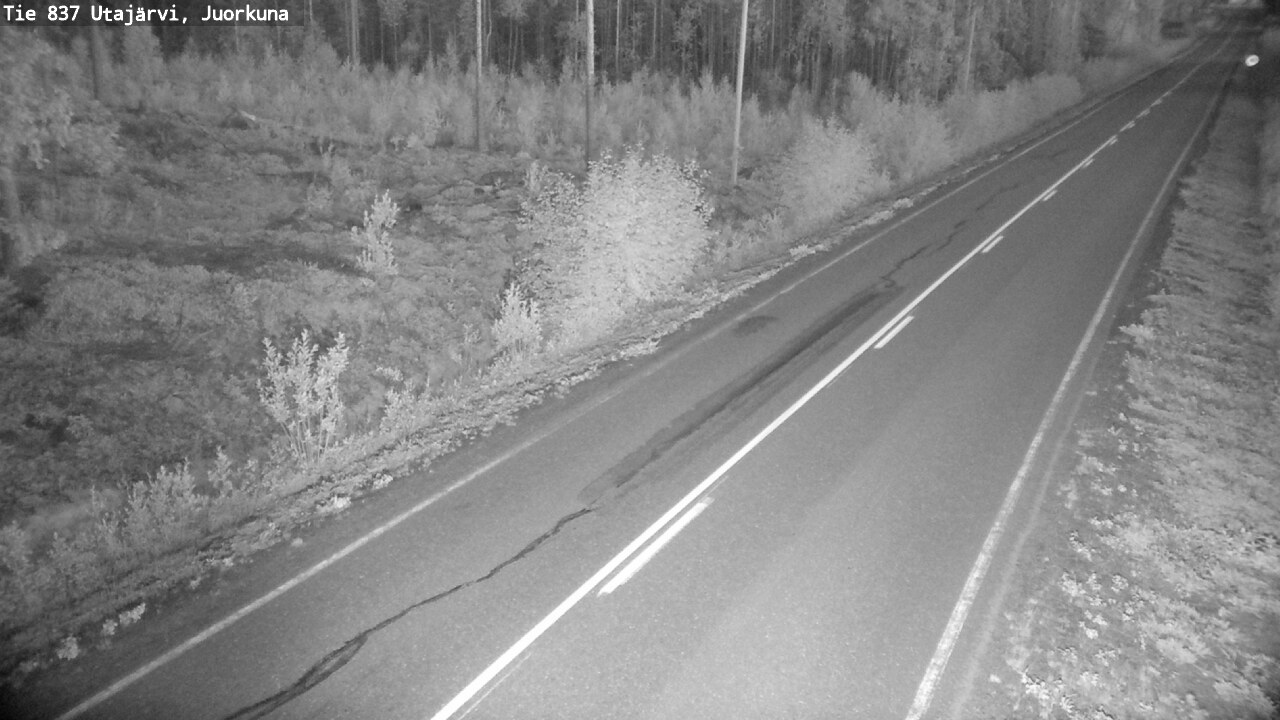 Kelikamerat Kuva Tie 837 Utajärvi, Juorkuna, Utajärvi, Pohjois-Pohjanmaa