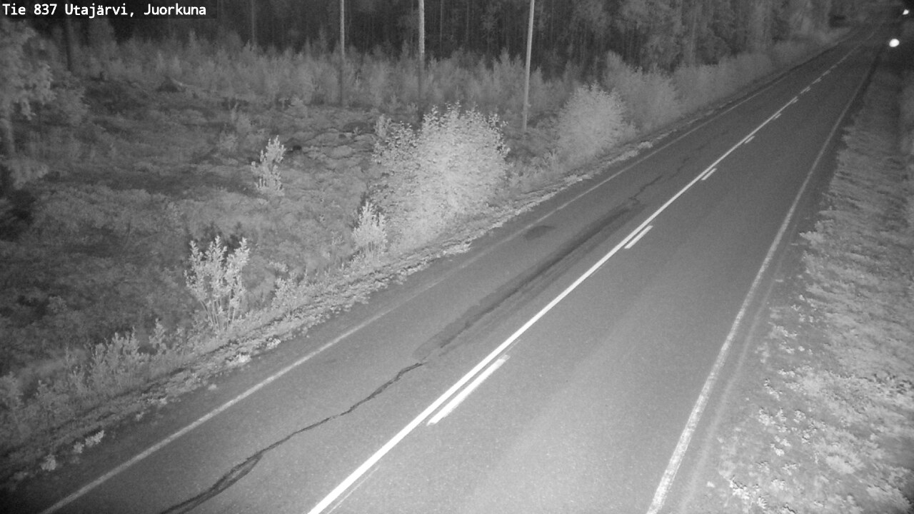 Kelikamerat Kuva Tie 837 Utajärvi, Juorkuna, Utajärvi, Pohjois-Pohjanmaa