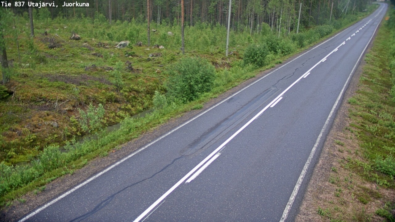 Kelikamerat Kuva Tie 837 Utajärvi, Juorkuna, Utajärvi, Pohjois-Pohjanmaa
