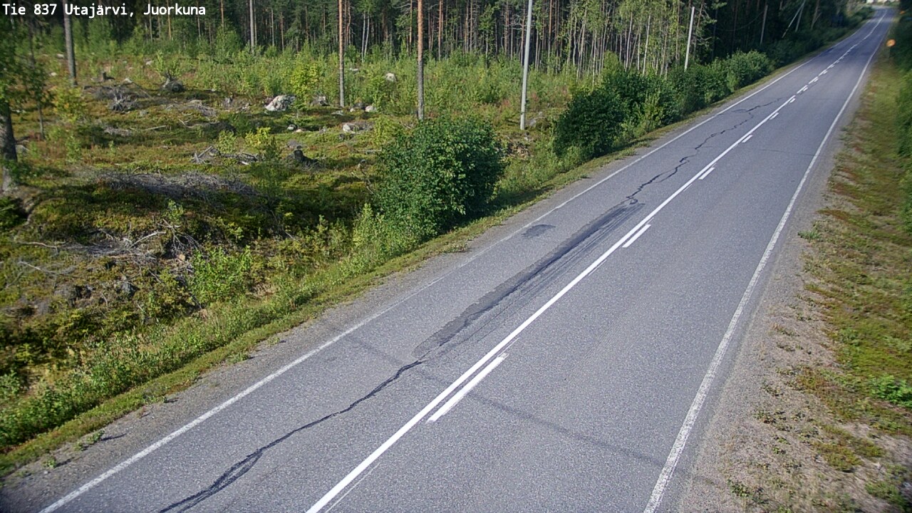 Kelikamerat Kuva Tie 837 Utajärvi, Juorkuna, Utajärvi, Pohjois-Pohjanmaa