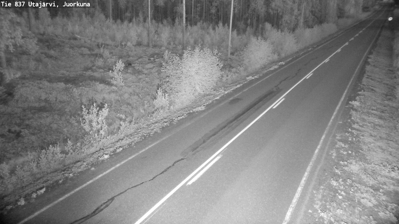 Kelikamerat Kuva Tie 837 Utajärvi, Juorkuna, Utajärvi, Pohjois-Pohjanmaa