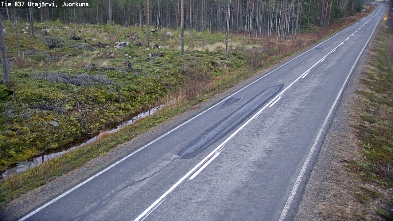 Kelikamerat Kuva Tie 837 Utajärvi, Juorkuna, Utajärvi, Pohjois-Pohjanmaa