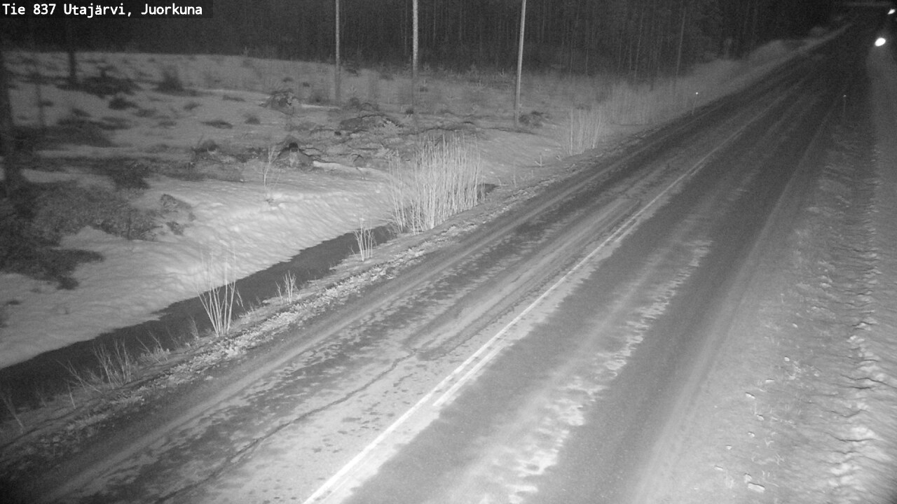 Kelikamerat Kuva Tie 837 Utajärvi, Juorkuna, Utajärvi, Pohjois-Pohjanmaa