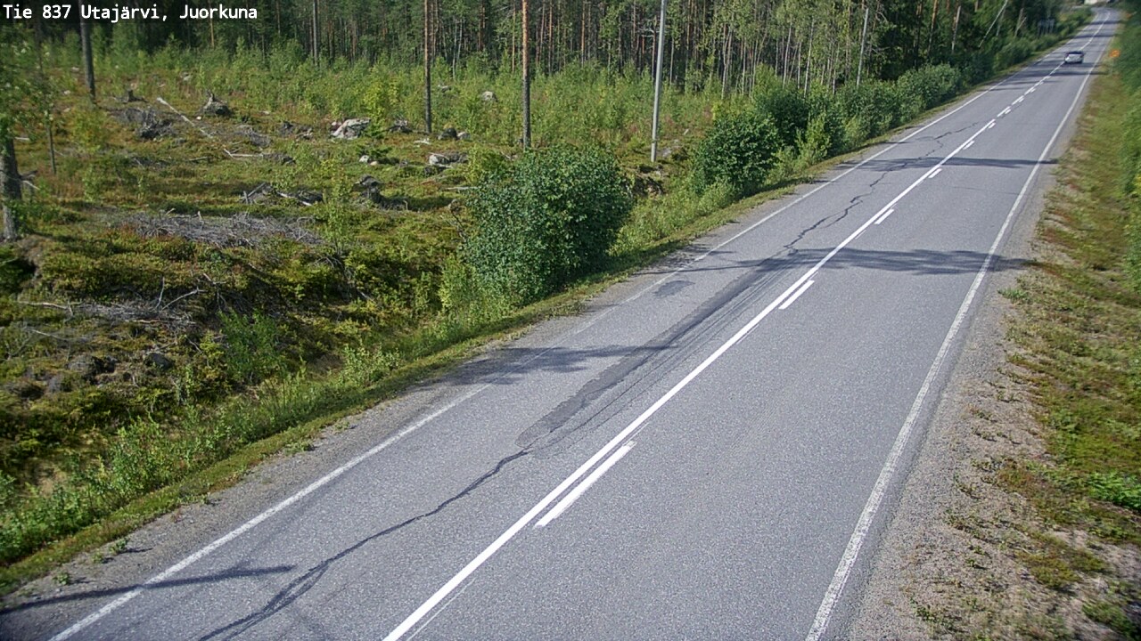 Kelikamerat Kuva Tie 837 Utajärvi, Juorkuna, Utajärvi, Pohjois-Pohjanmaa
