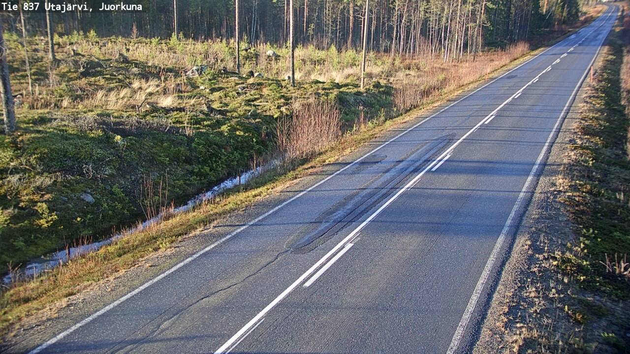 Kelikamerat Kuva Tie 837 Utajärvi, Juorkuna, Utajärvi, Pohjois-Pohjanmaa