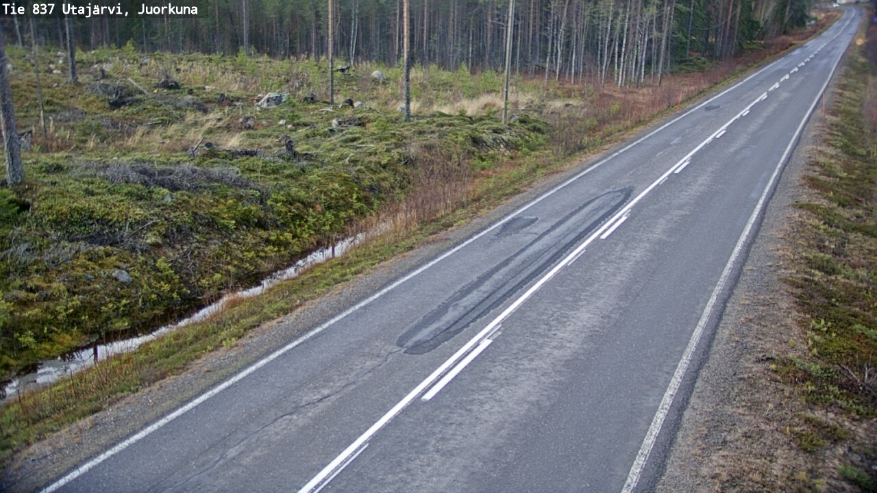 Kelikamerat Kuva Tie 837 Utajärvi, Juorkuna, Utajärvi, Pohjois-Pohjanmaa