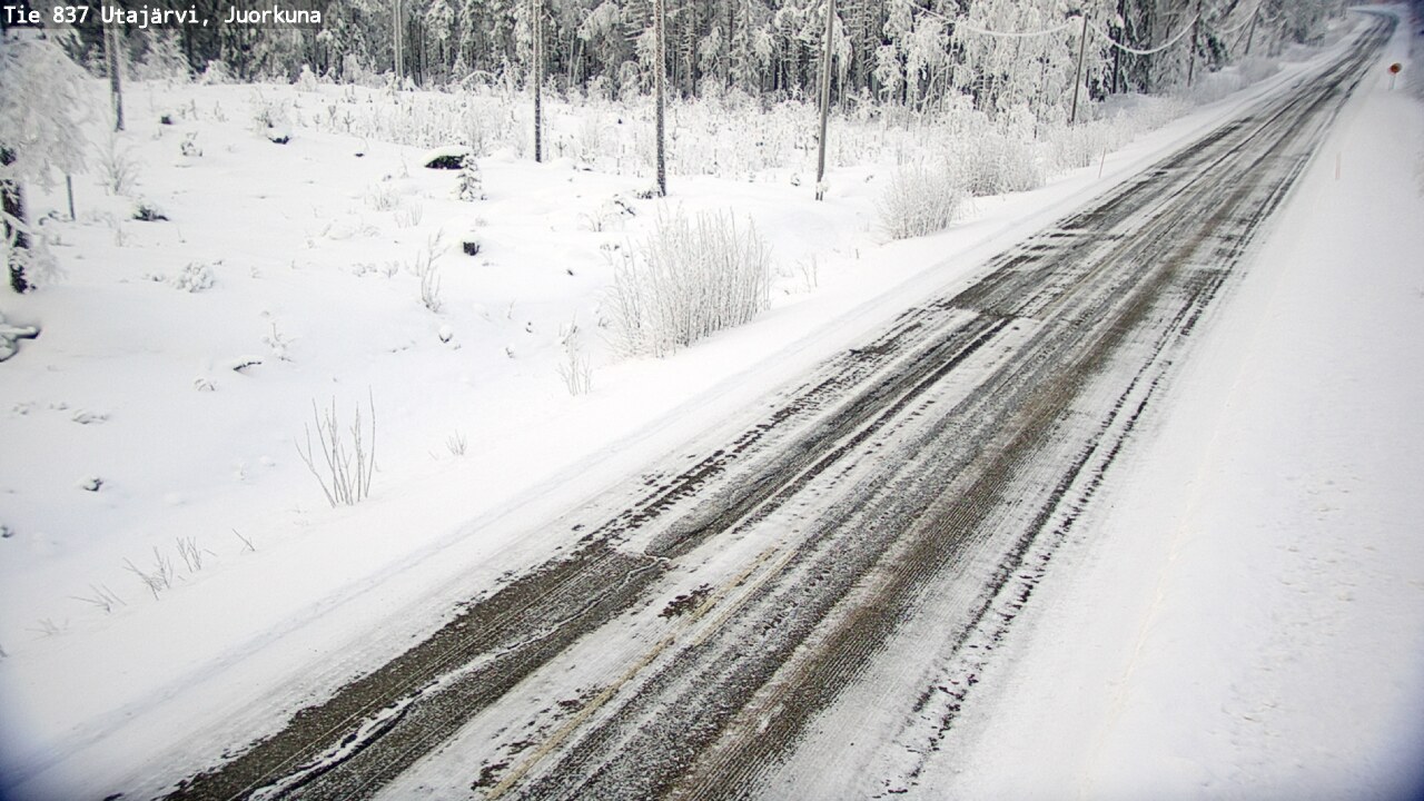 Kelikamerat Kuva Tie 837 Utajärvi, Juorkuna, Utajärvi, Pohjois-Pohjanmaa
