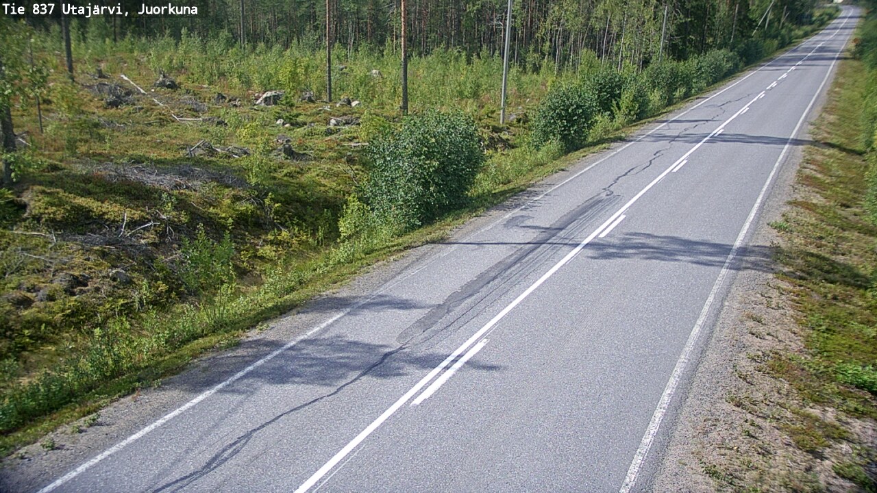 Kelikamerat Kuva Tie 837 Utajärvi, Juorkuna, Utajärvi, Pohjois-Pohjanmaa