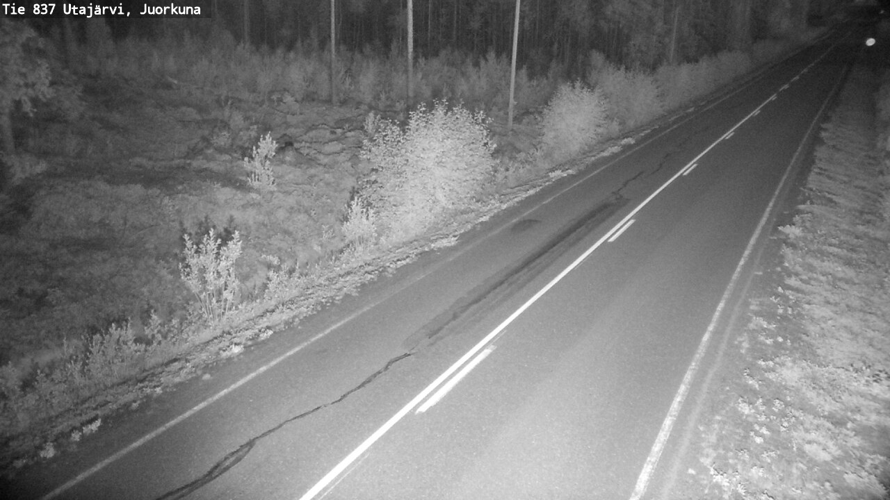 Kelikamerat Kuva Tie 837 Utajärvi, Juorkuna, Utajärvi, Pohjois-Pohjanmaa