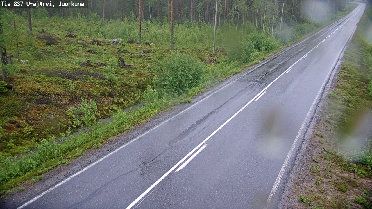 Kelikamerat Kuva Tie 837 Utajärvi, Juorkuna, Utajärvi, Pohjois-Pohjanmaa