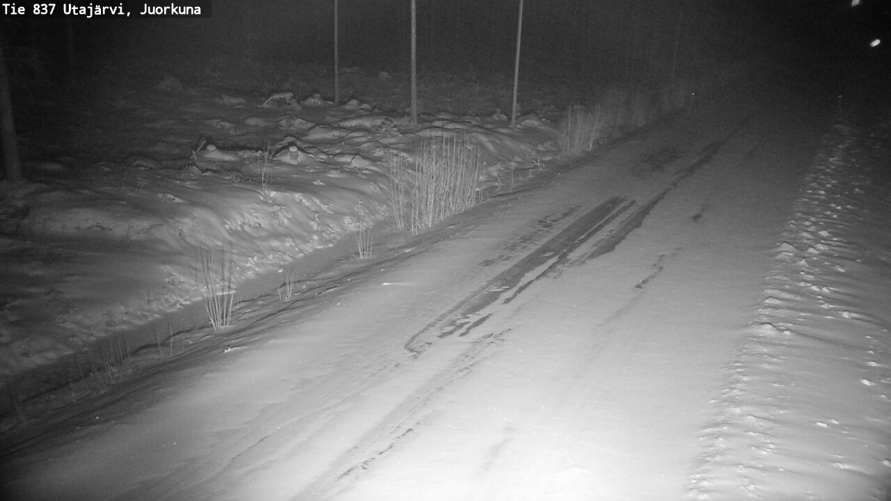 Kelikamerat Kuva Tie 837 Utajärvi, Juorkuna, Utajärvi, Pohjois-Pohjanmaa