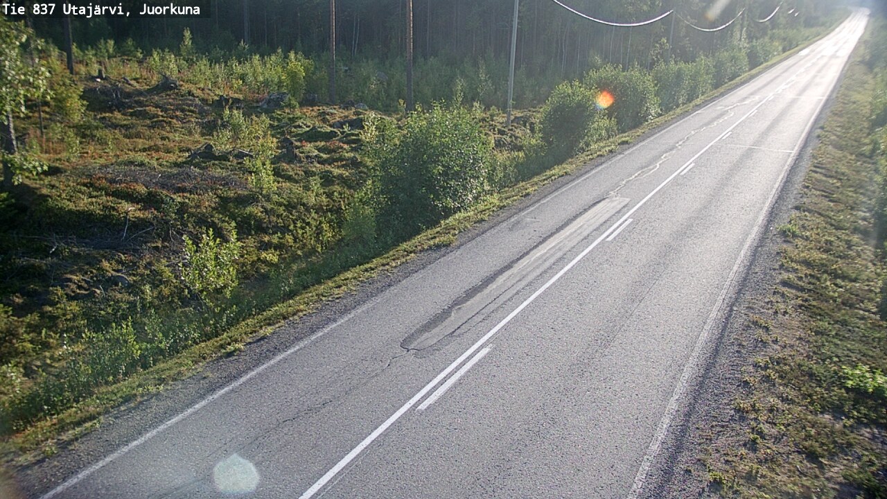 Kelikamerat Kuva Tie 837 Utajärvi, Juorkuna, Utajärvi, Pohjois-Pohjanmaa