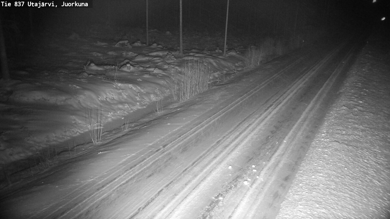 Kelikamerat Kuva Tie 837 Utajärvi, Juorkuna, Utajärvi, Pohjois-Pohjanmaa