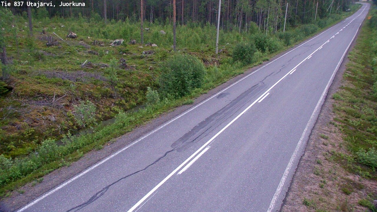 Kelikamerat Kuva Tie 837 Utajärvi, Juorkuna, Utajärvi, Pohjois-Pohjanmaa