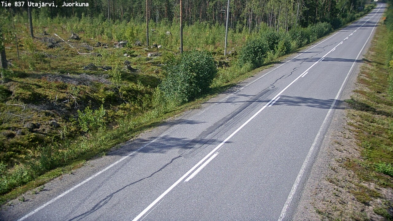 Kelikamerat Kuva Tie 837 Utajärvi, Juorkuna, Utajärvi, Pohjois-Pohjanmaa