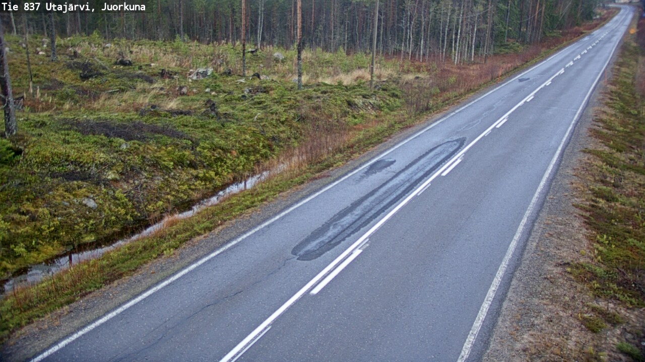 Kelikamerat Kuva Tie 837 Utajärvi, Juorkuna, Utajärvi, Pohjois-Pohjanmaa