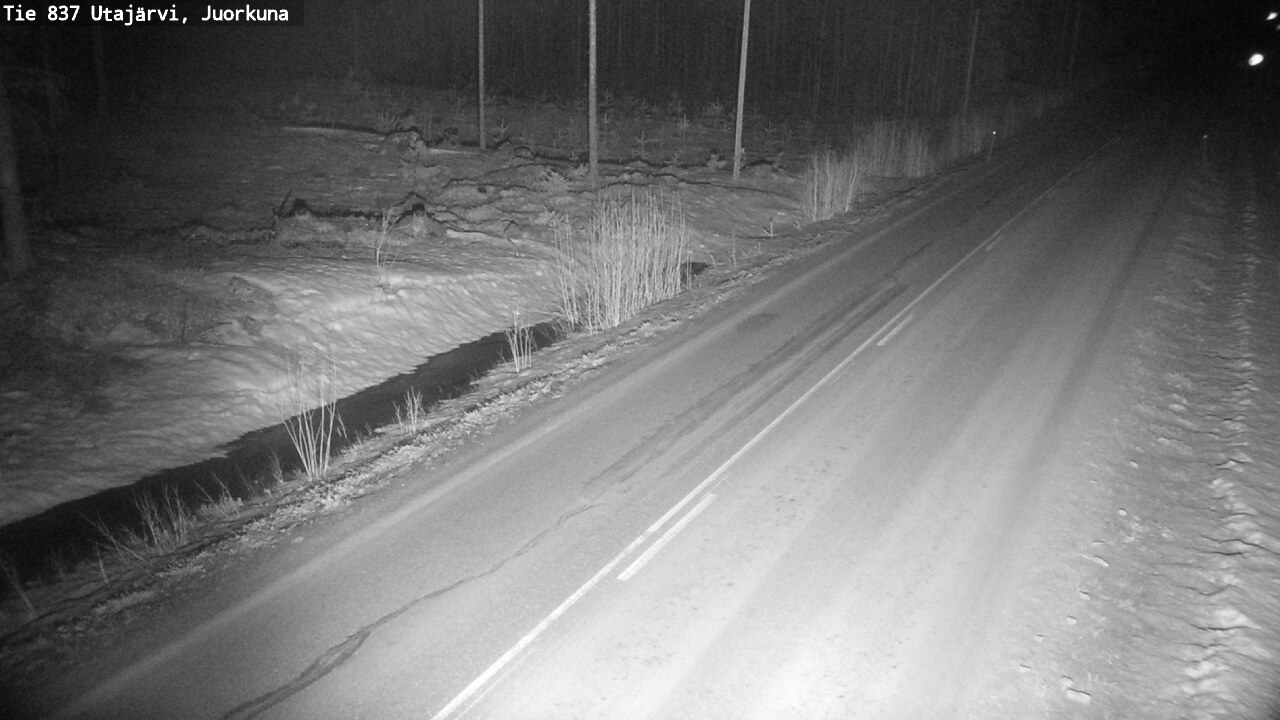 Kelikamerat Kuva Tie 837 Utajärvi, Juorkuna, Utajärvi, Pohjois-Pohjanmaa