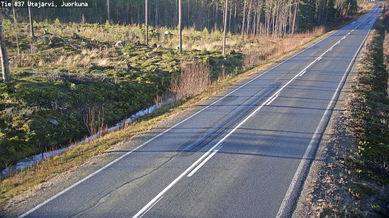 Kelikamerat Kuva Tie 837 Utajärvi, Juorkuna, Utajärvi, Pohjois-Pohjanmaa