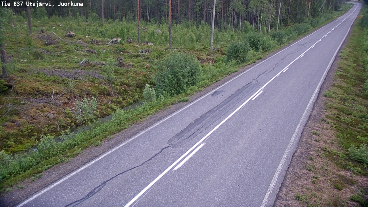 Kelikamerat Kuva Tie 837 Utajärvi, Juorkuna, Utajärvi, Pohjois-Pohjanmaa