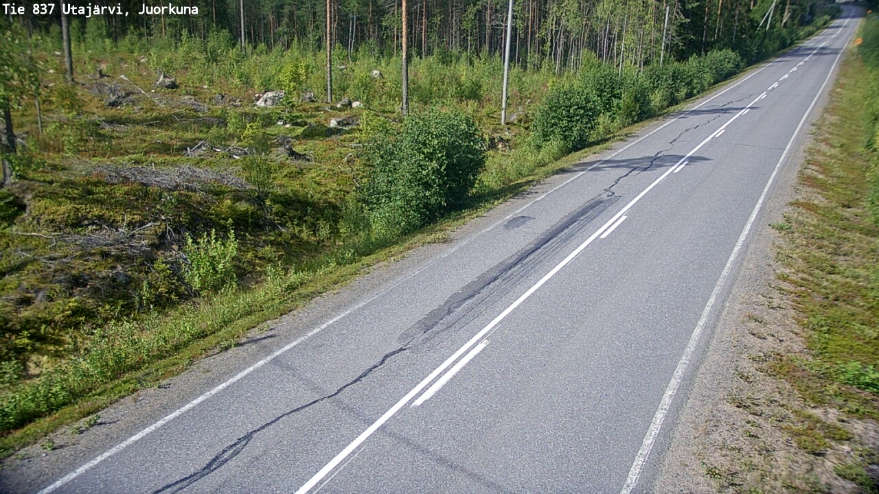 Kelikamerat Kuva Tie 837 Utajärvi, Juorkuna, Utajärvi, Pohjois-Pohjanmaa