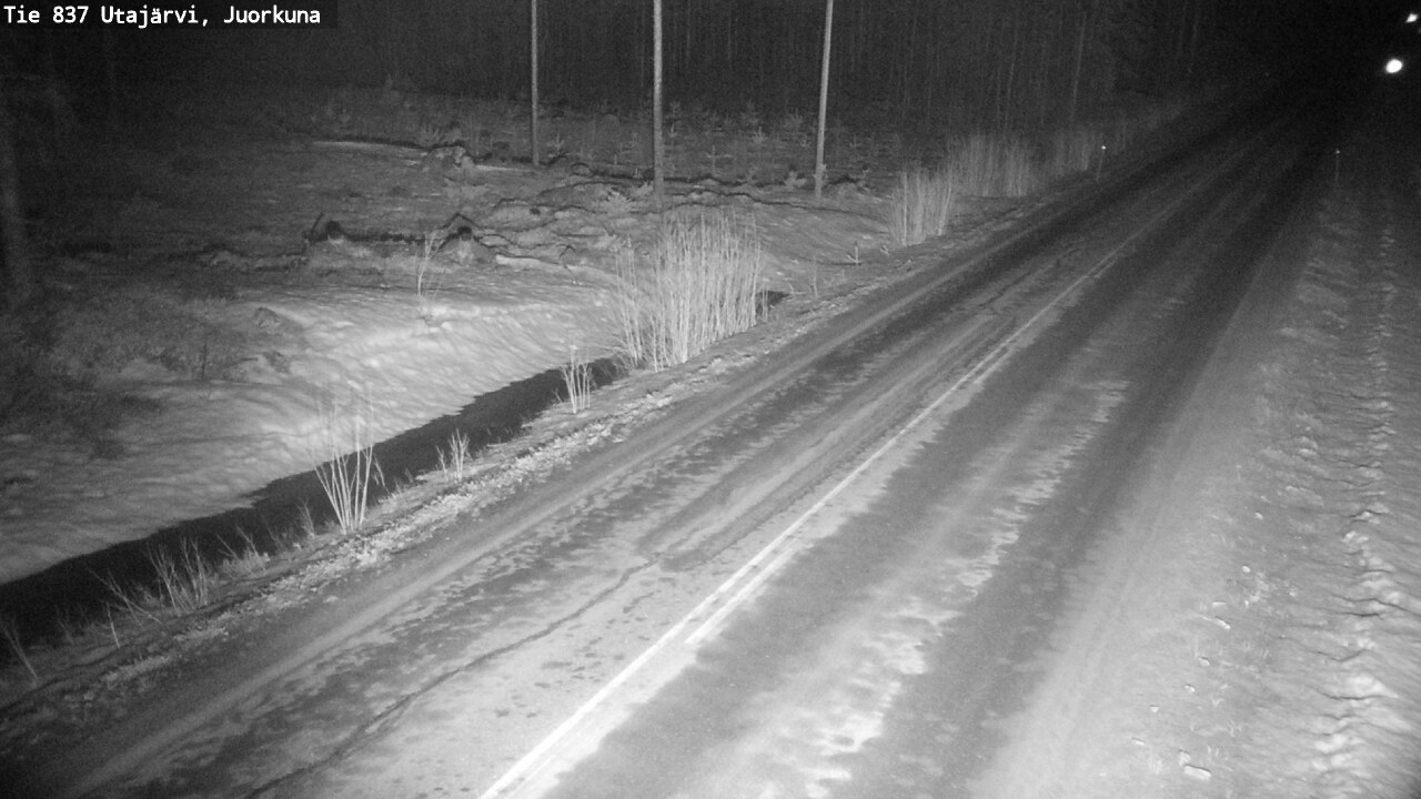 Kelikamerat Kuva Tie 837 Utajärvi, Juorkuna, Utajärvi, Pohjois-Pohjanmaa