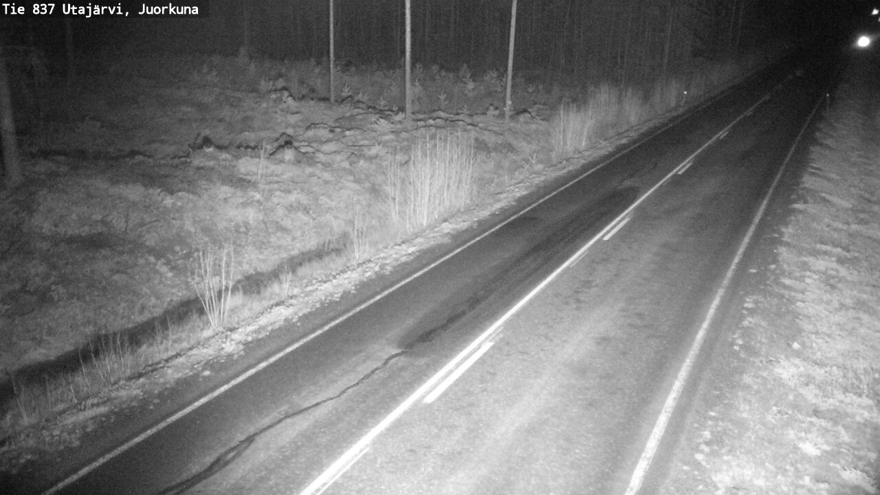 Kelikamerat Kuva Tie 837 Utajärvi, Juorkuna, Utajärvi, Pohjois-Pohjanmaa