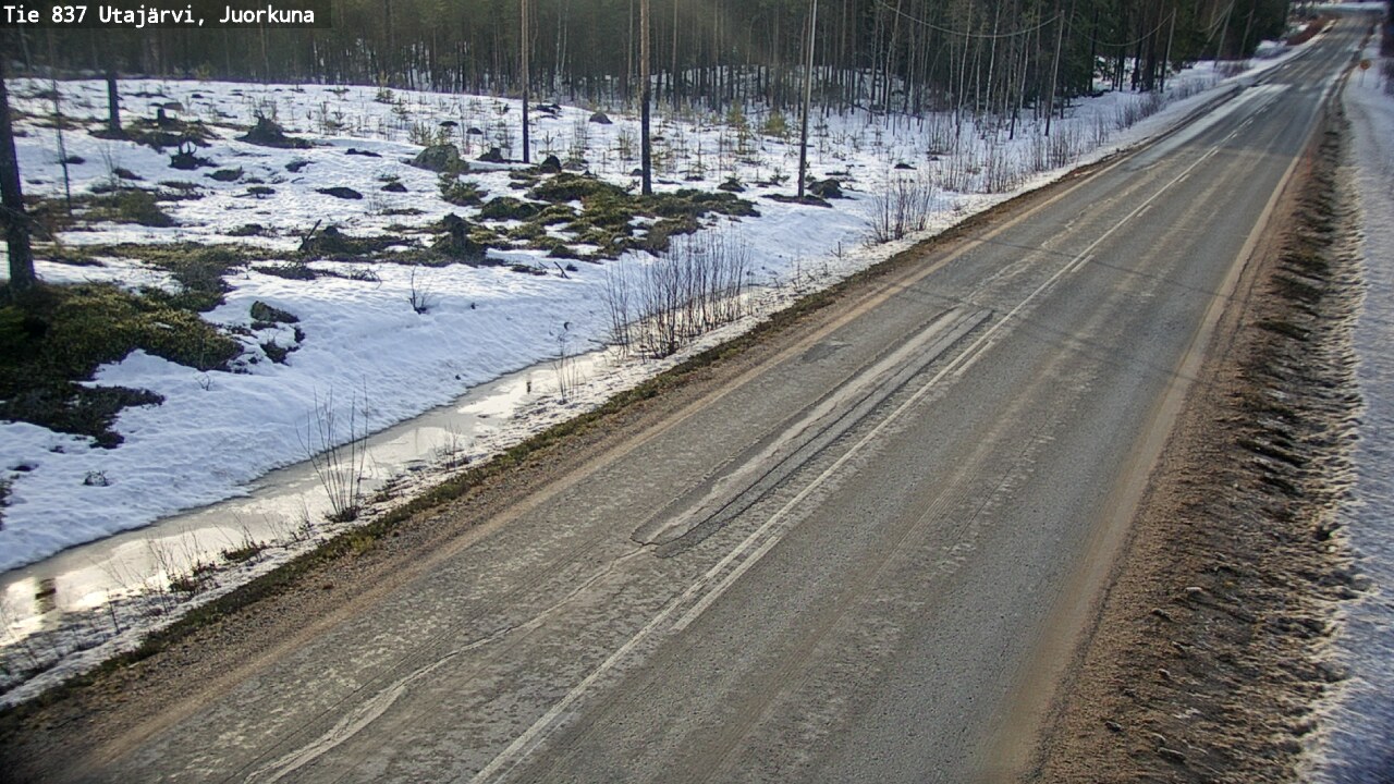 Kelikamerat Kuva Tie 837 Utajärvi, Juorkuna, Utajärvi, Pohjois-Pohjanmaa