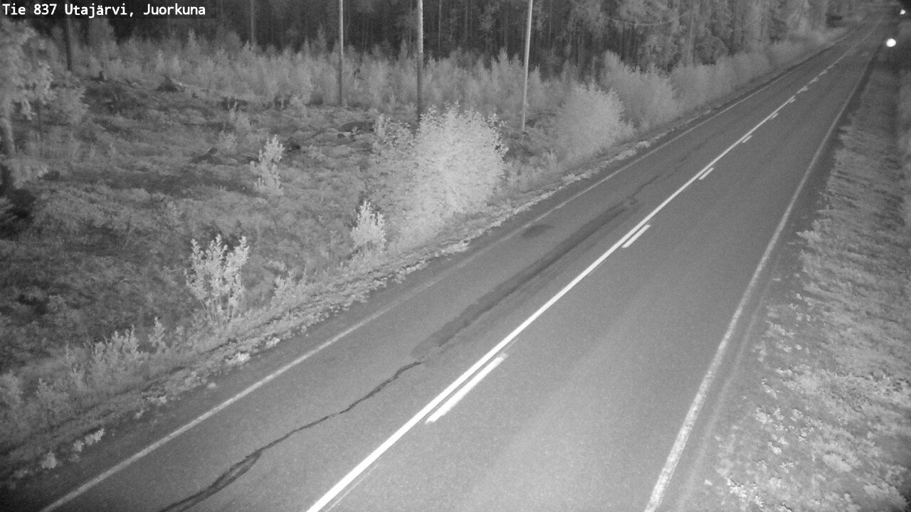 Kelikamerat Kuva Tie 837 Utajärvi, Juorkuna, Utajärvi, Pohjois-Pohjanmaa