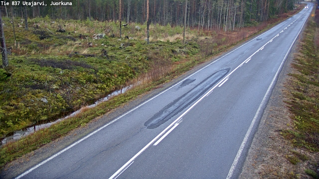 Kelikamerat Kuva Tie 837 Utajärvi, Juorkuna, Utajärvi, Pohjois-Pohjanmaa