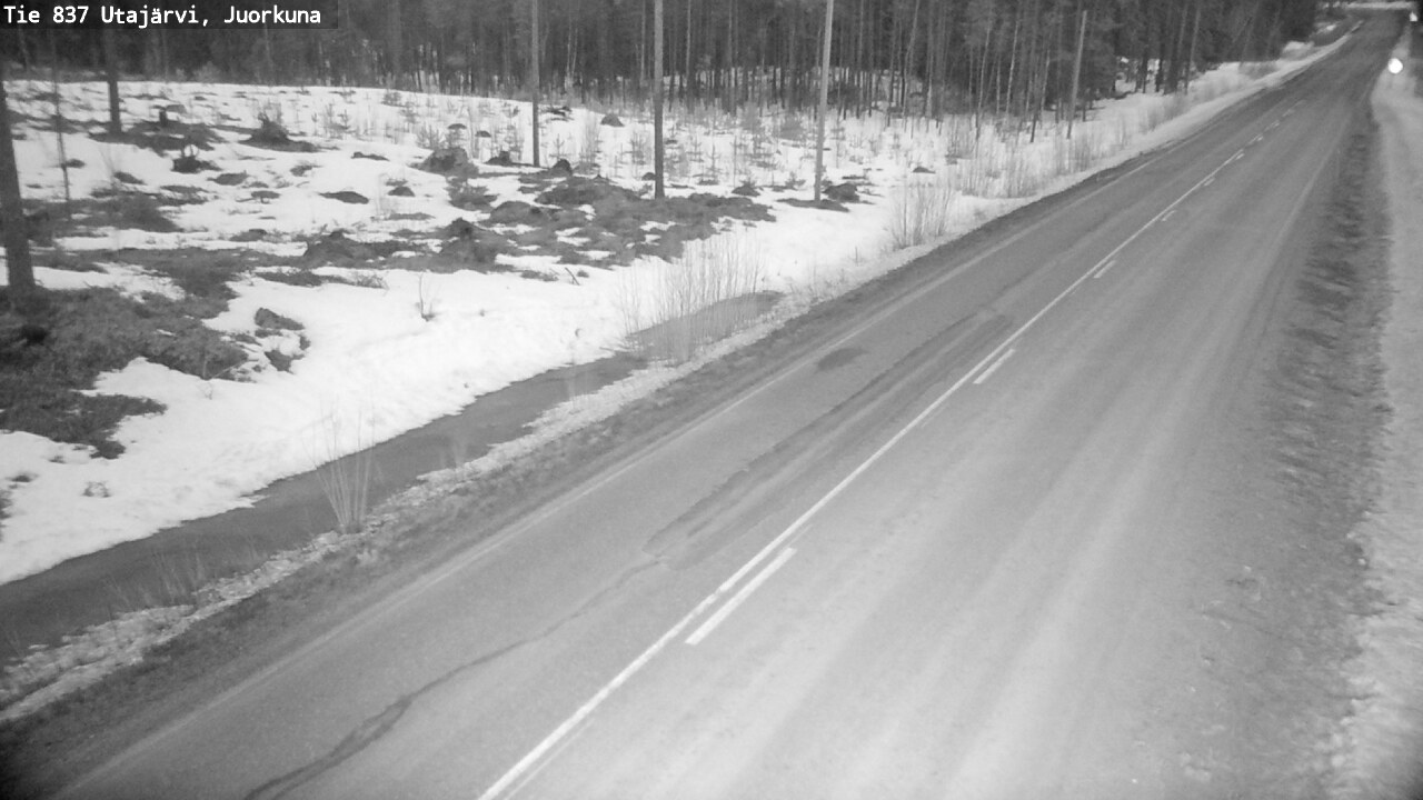 Kelikamerat Kuva Tie 837 Utajärvi, Juorkuna, Utajärvi, Pohjois-Pohjanmaa