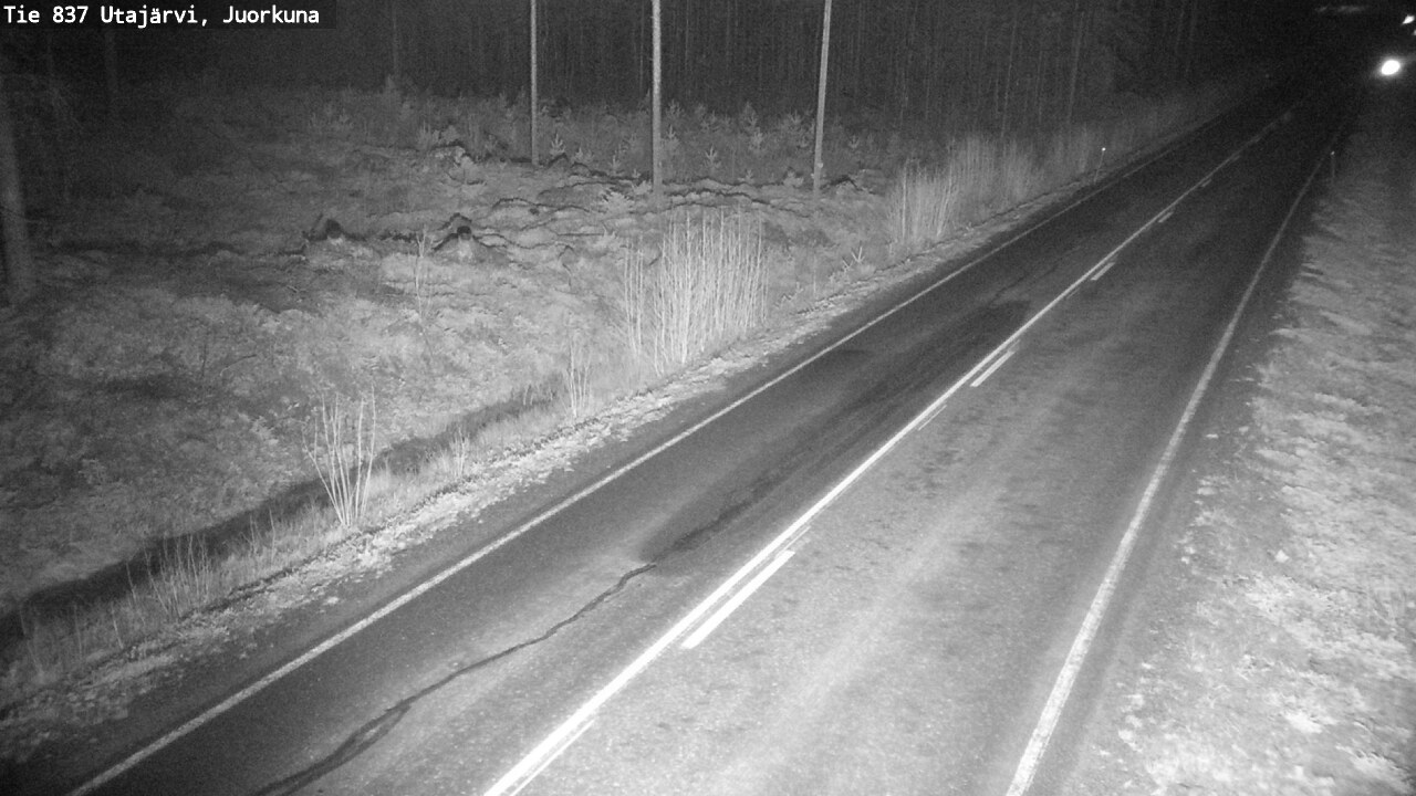 Kelikamerat Kuva Tie 837 Utajärvi, Juorkuna, Utajärvi, Pohjois-Pohjanmaa