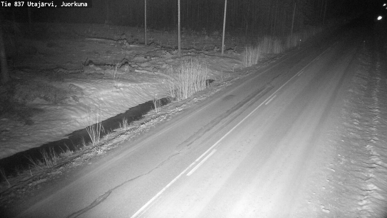 Kelikamerat Kuva Tie 837 Utajärvi, Juorkuna, Utajärvi, Pohjois-Pohjanmaa