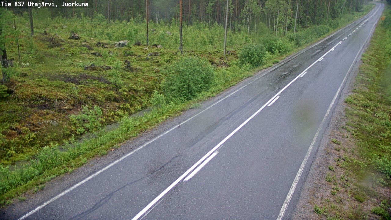 Kelikamerat Kuva Tie 837 Utajärvi, Juorkuna, Utajärvi, Pohjois-Pohjanmaa