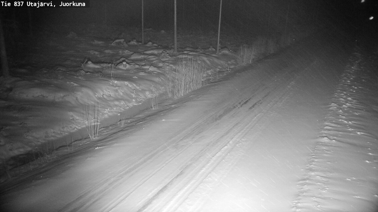 Kelikamerat Kuva Tie 837 Utajärvi, Juorkuna, Utajärvi, Pohjois-Pohjanmaa
