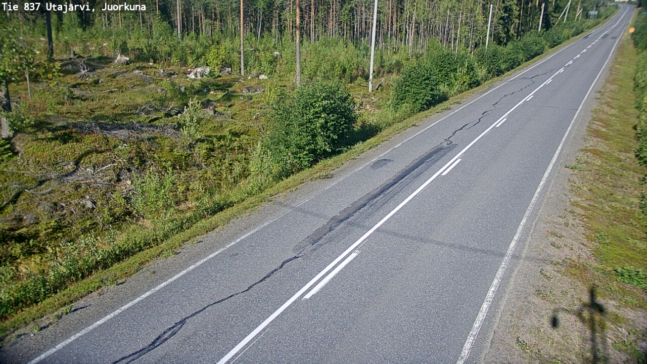 Kelikamerat Kuva Tie 837 Utajärvi, Juorkuna, Utajärvi, Pohjois-Pohjanmaa