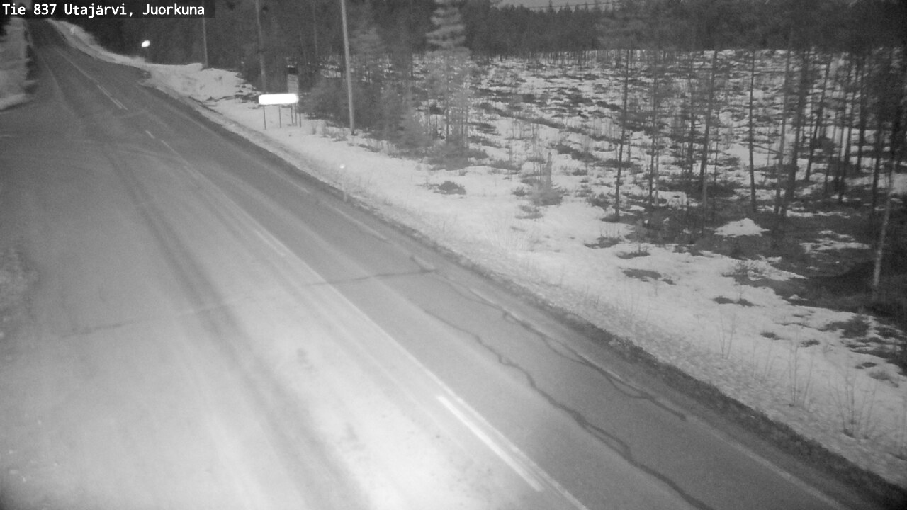 Kelikamerat Kuva Tie 837 Utajärvi, Juorkuna, Utajärvi, Pohjois-Pohjanmaa