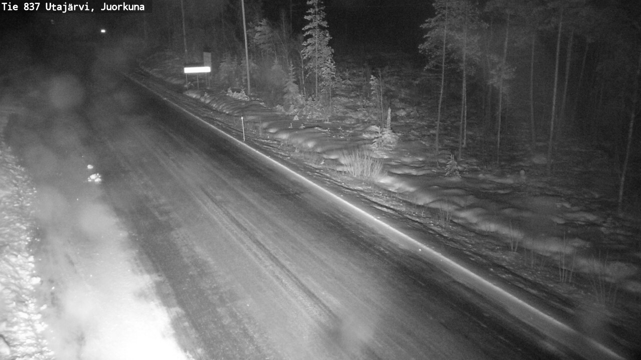 Kelikamerat Kuva Tie 837 Utajärvi, Juorkuna, Utajärvi, Pohjois-Pohjanmaa