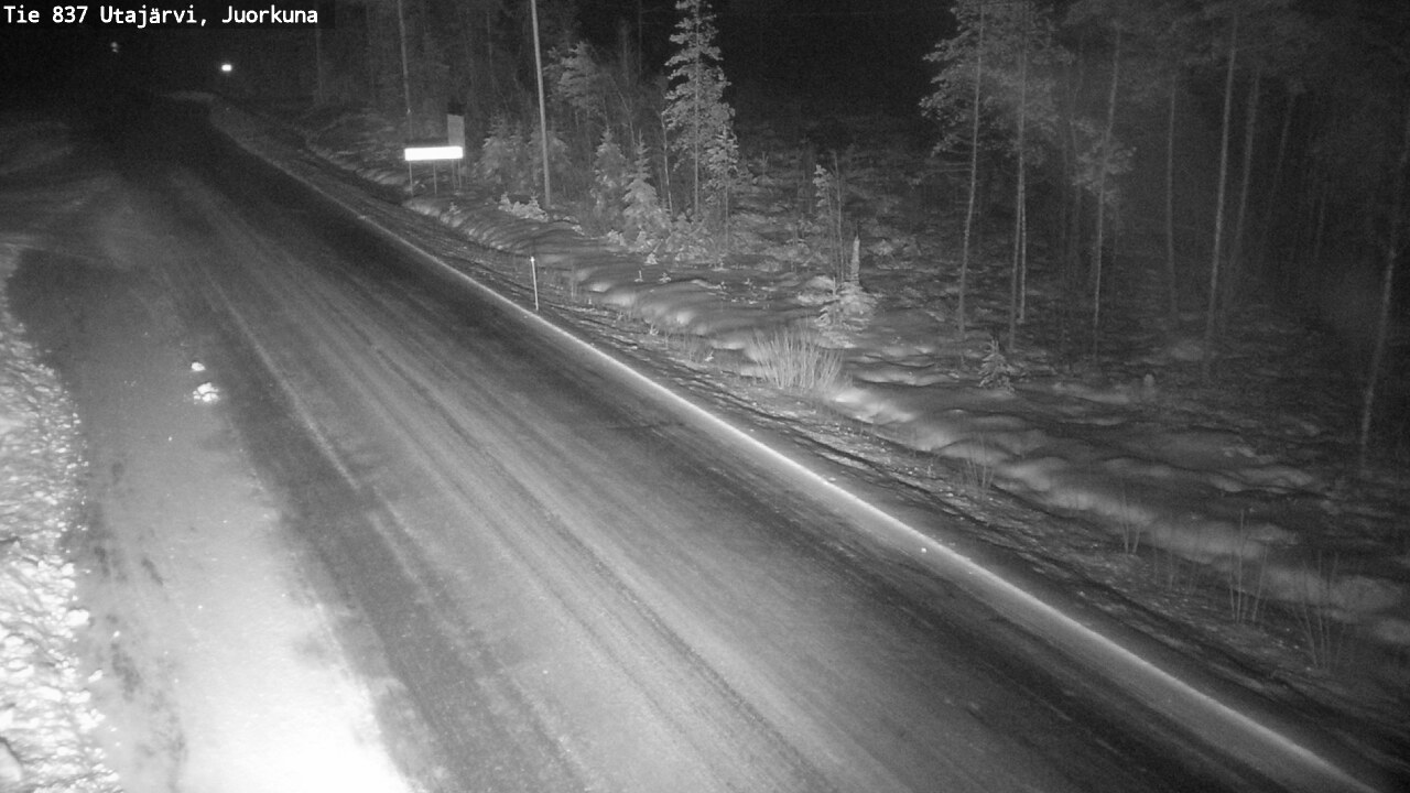 Kelikamerat Kuva Tie 837 Utajärvi, Juorkuna, Utajärvi, Pohjois-Pohjanmaa