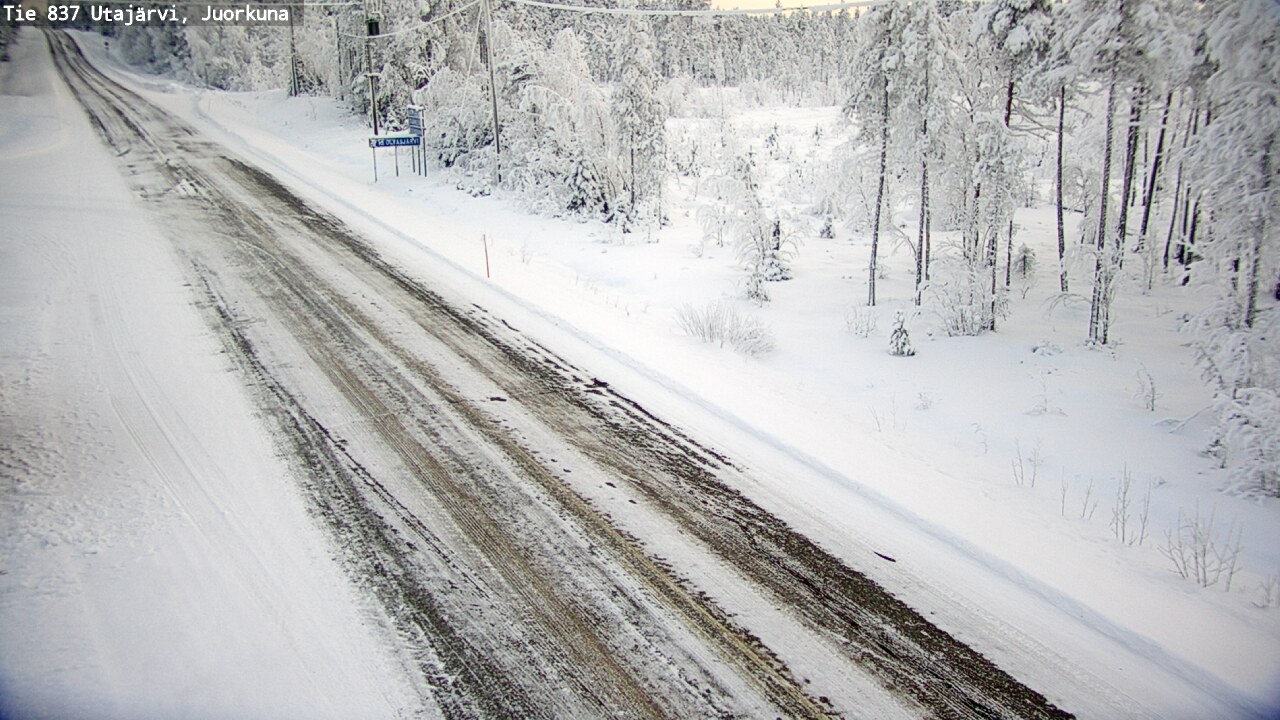 Kelikamerat Kuva Tie 837 Utajärvi, Juorkuna, Utajärvi, Pohjois-Pohjanmaa