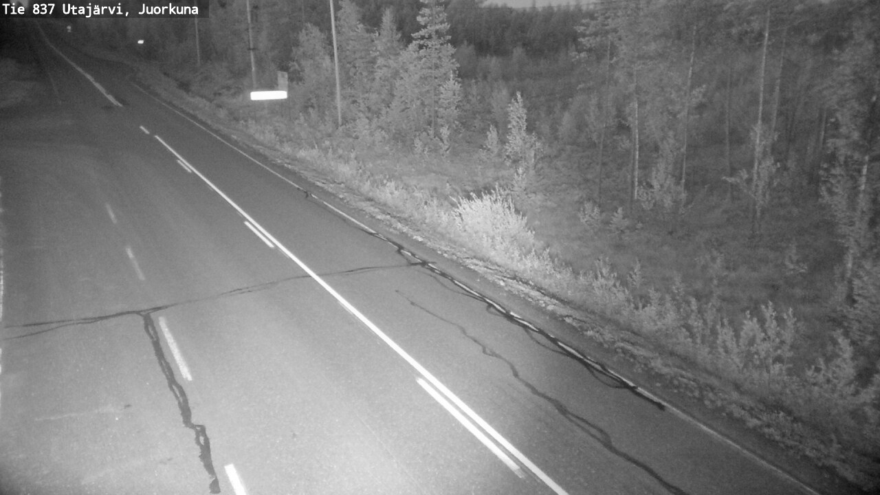 Kelikamerat Kuva Tie 837 Utajärvi, Juorkuna, Utajärvi, Pohjois-Pohjanmaa
