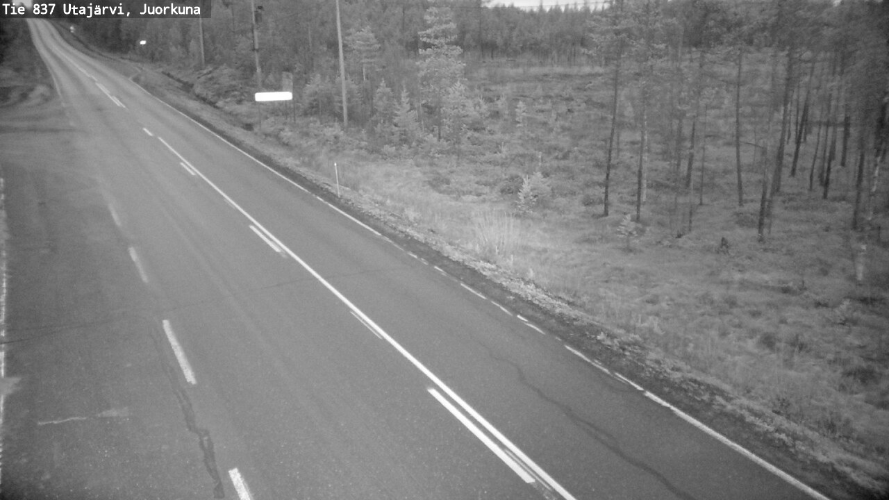 Kelikamerat Kuva Tie 837 Utajärvi, Juorkuna, Utajärvi, Pohjois-Pohjanmaa